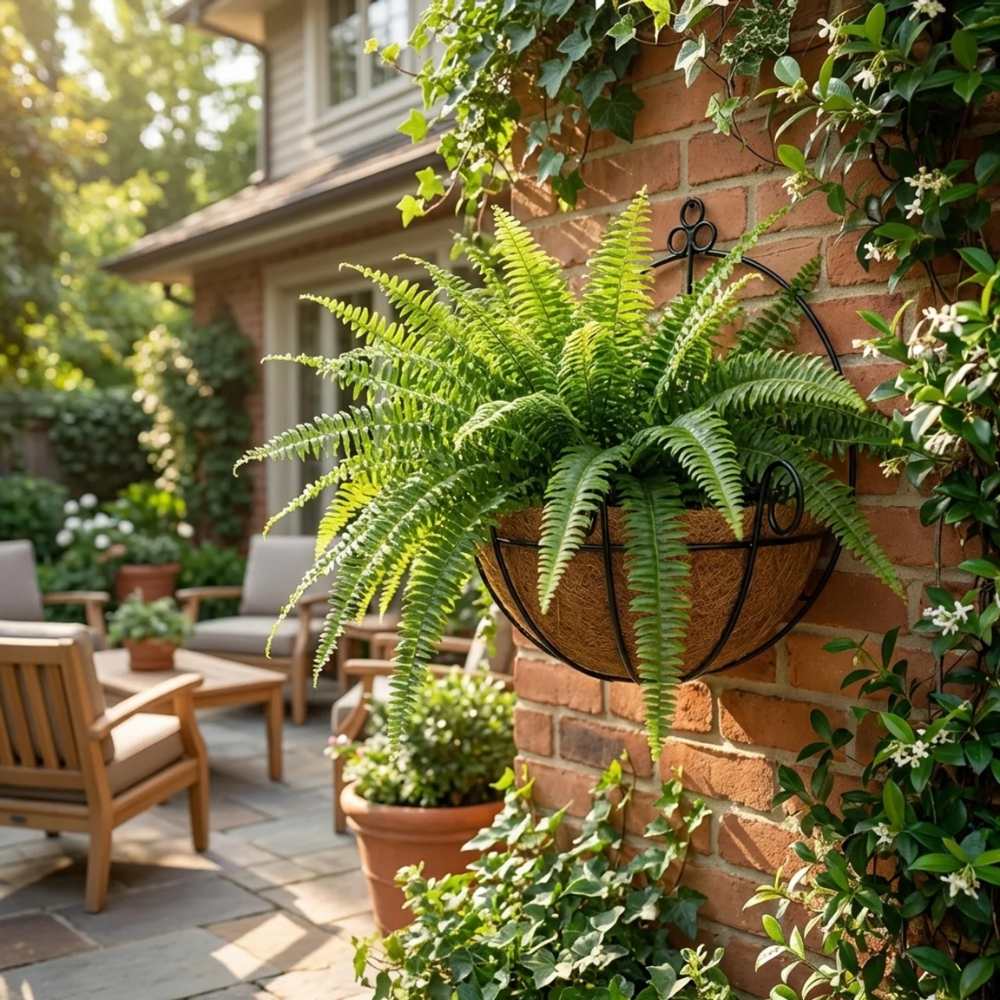 Vaso de Parede em Fibra de Coco - Meio Vaso