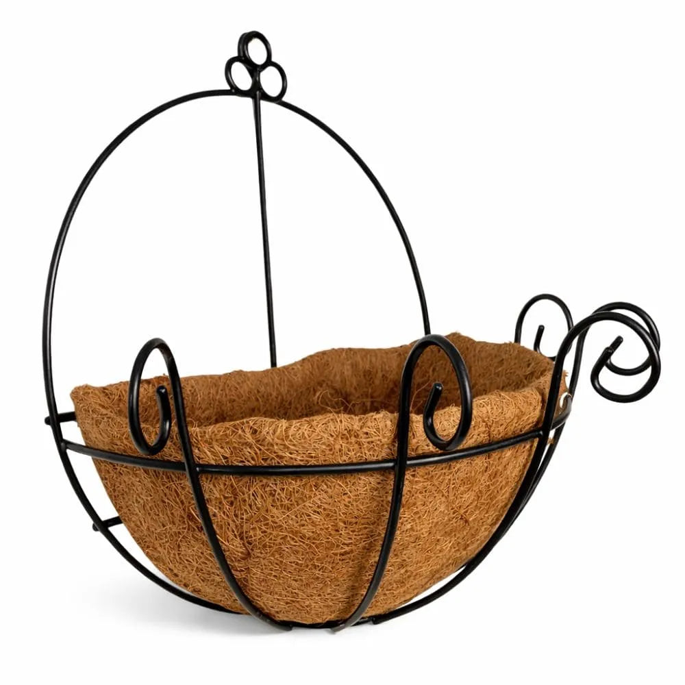 Vaso de Parede em Fibra de Coco - Meio Vaso