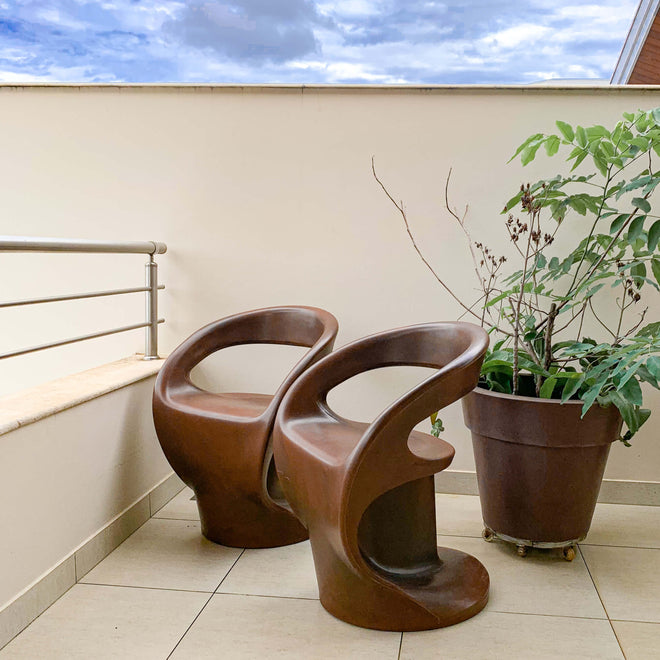 Cadeira Poltrona Astúrias de Polietileno - Verde Garden