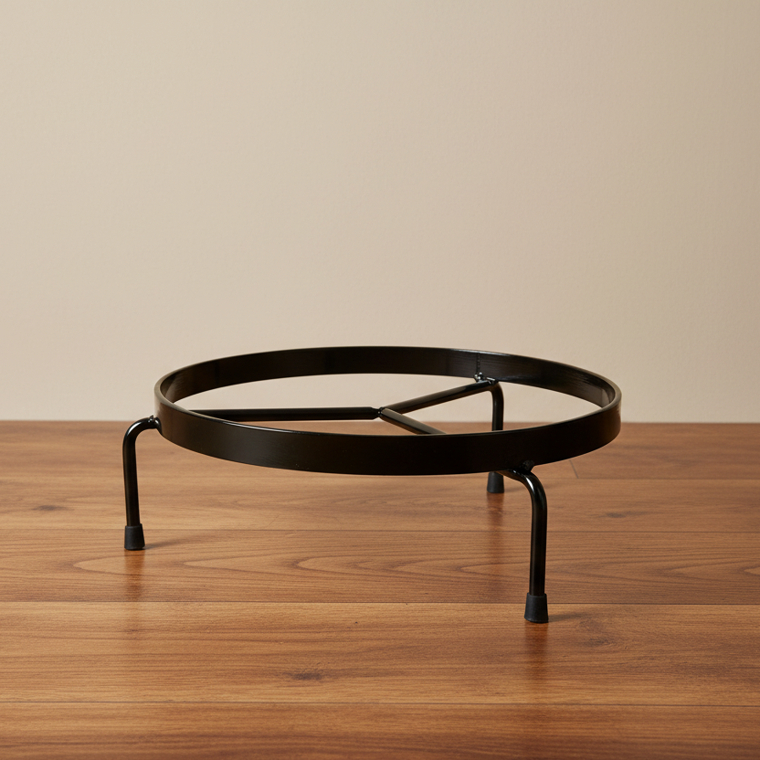 Suporte de Ferro Rasteiro Redondo