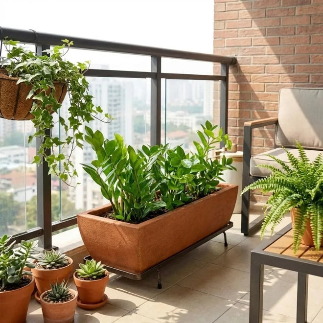 Suporte de Ferro Rasteiro para Jardineiras