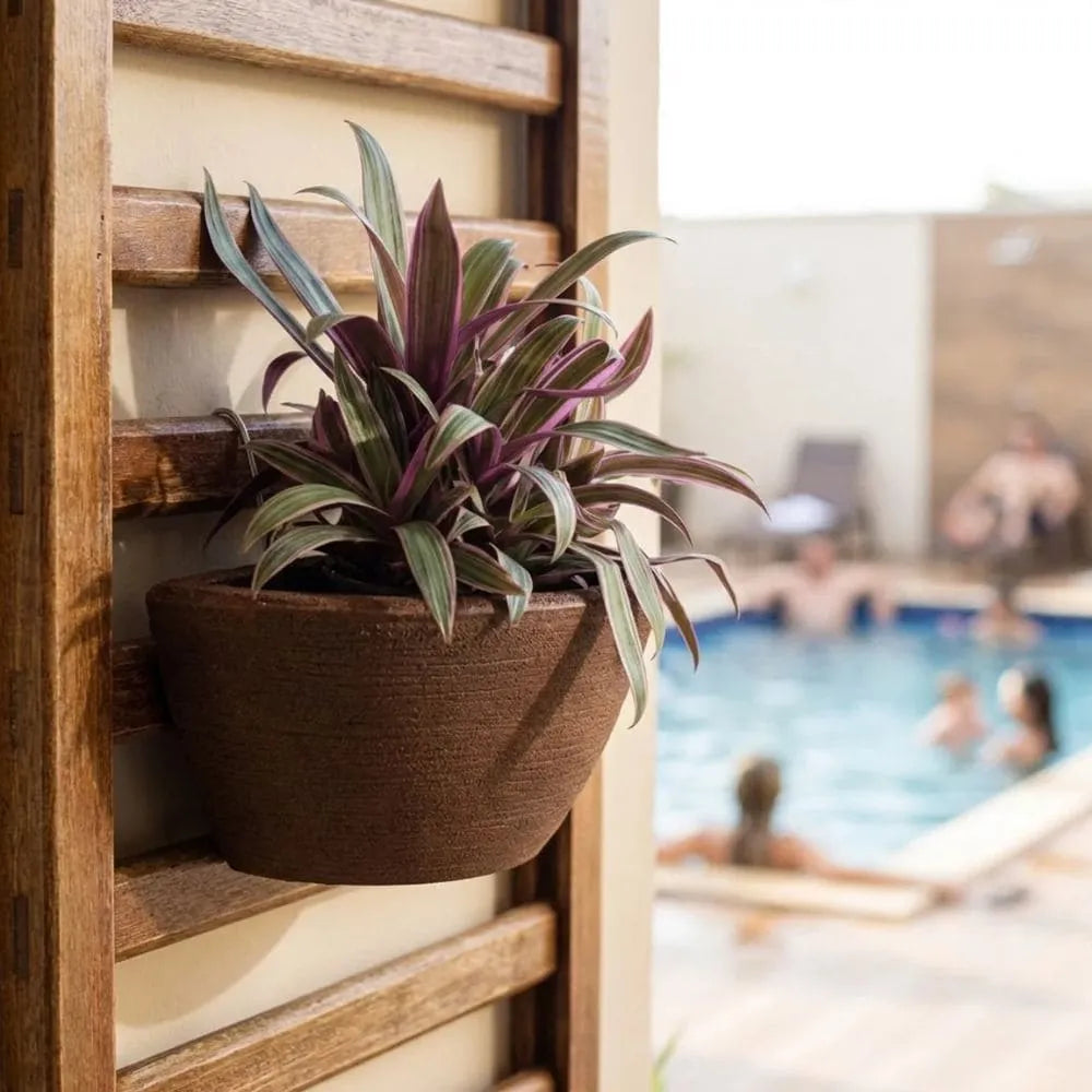 Vaso de Parede Meia Lua para Jardim Vertical