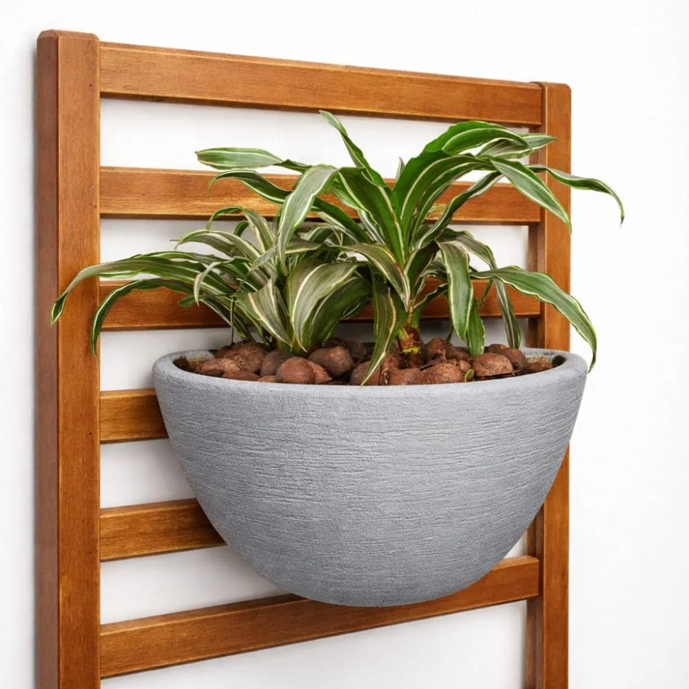 Vaso de Parede Meia Lua para Jardim Vertical
