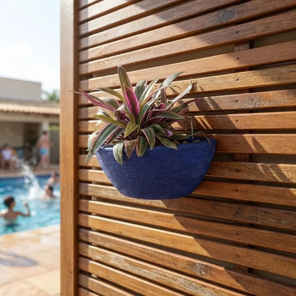 Vaso de Parede Meia Lua para Jardim Vertical