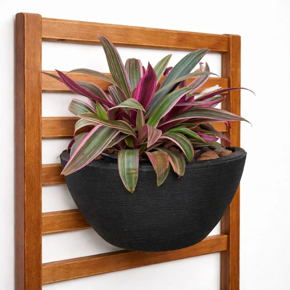 Vaso de Parede Meia Lua para Jardim Vertical