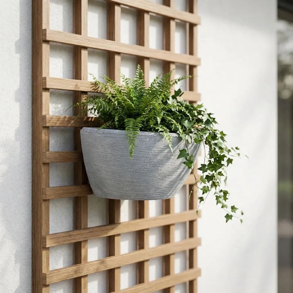 Vaso de Parede Meia Lua para Jardim Vertical