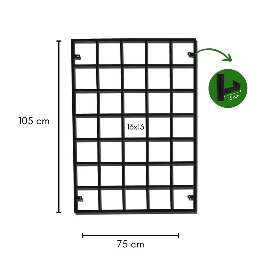 Painel de Ferro para Jardim Vertical