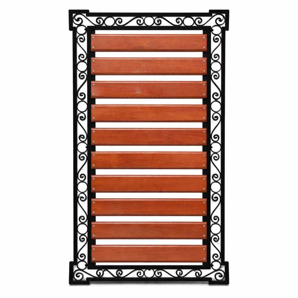 Suporte para Jardim Vertical de Ferro e Madeira 173x98cm