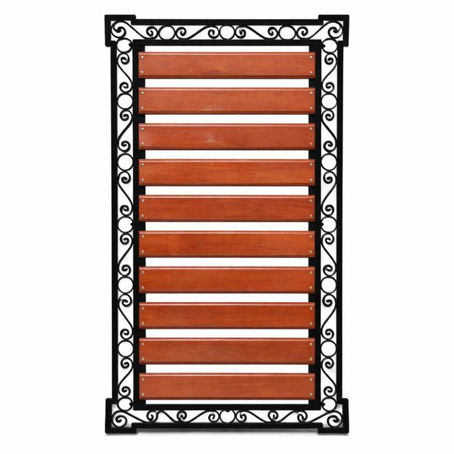 Suporte para Jardim Vertical de Ferro e Madeira 173x98cm
