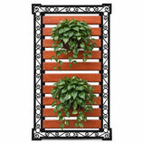 Suporte para Jardim Vertical de Ferro e Madeira 173x98cm