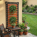 Suporte para Jardim Vertical de Ferro e Madeira 173x98cm