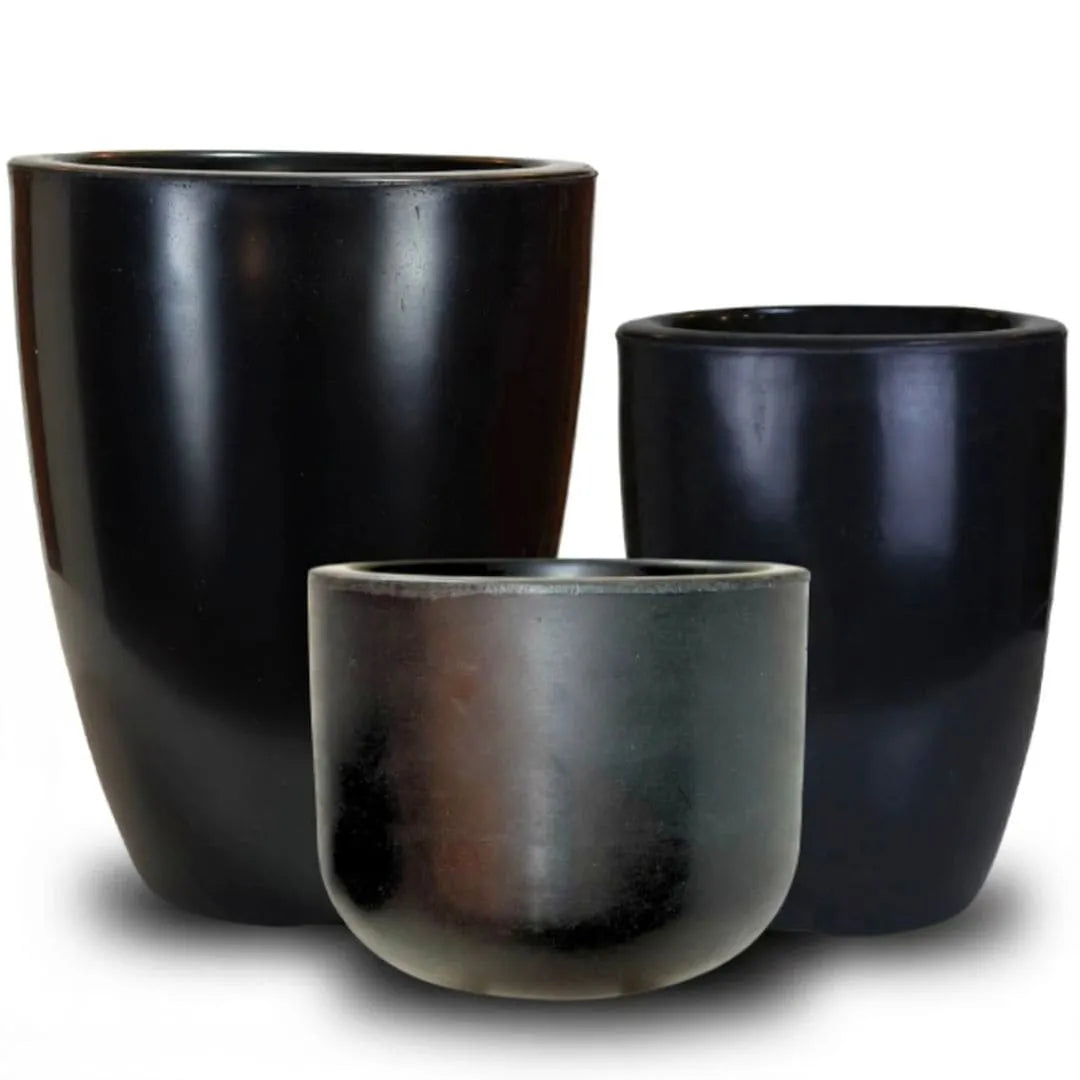 Kit 3 Vasos Polietileno Cone + Bacia