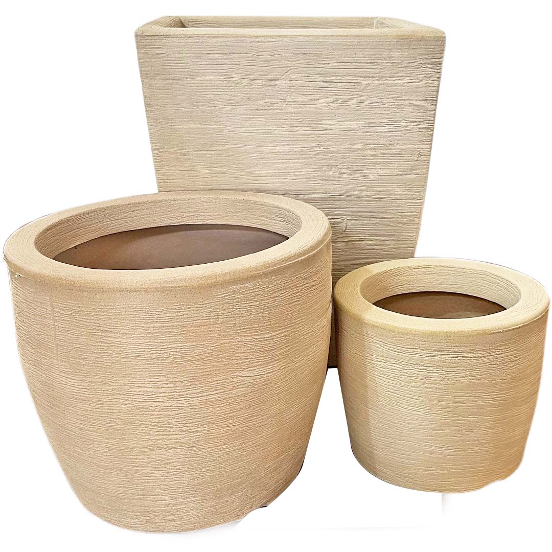 Kit 3 Vasos Texturizados Pequenos