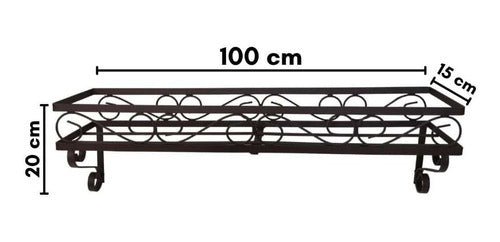 Suporte de Parede Mão Francesa para Jardineiras 100cm
