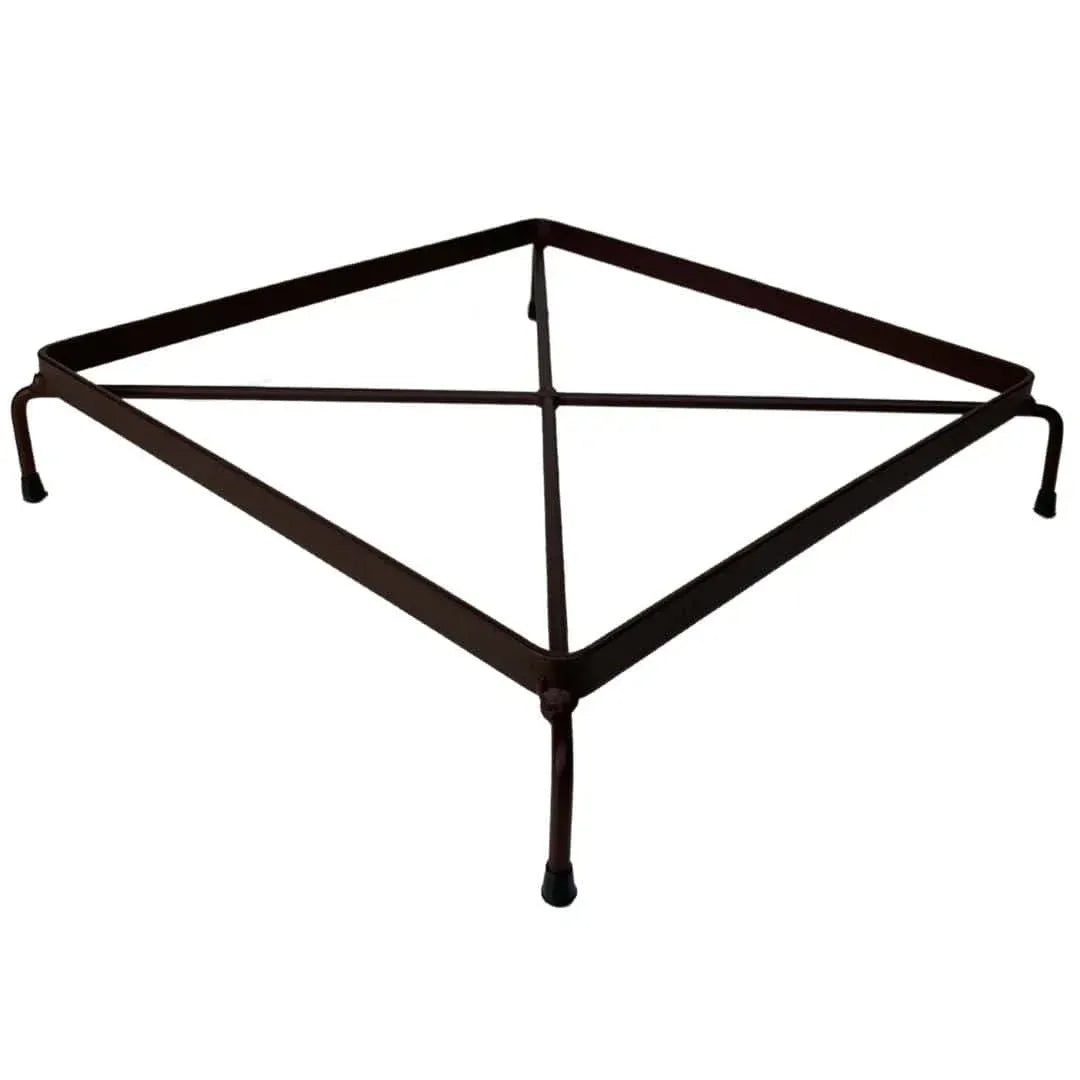 Suporte de Ferro Rasteiro Quadrado