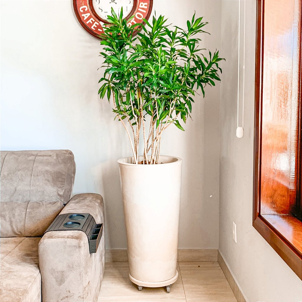 Vaso Brilhante Damasco em Polietileno