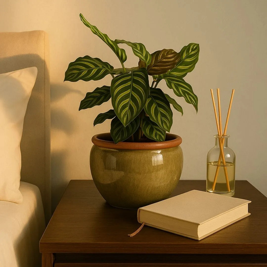 Vaso Cachepot em Cerâmica Esmaltada 18,5cm