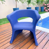 2 Cadeiras e Mesa Decoração Jardim Varanda Kit Copacabana