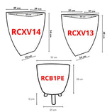 Kit 3 Vasos Berlim + Viena Texturizados Médios