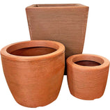 Kit 3 Vasos Texturizados Pequenos