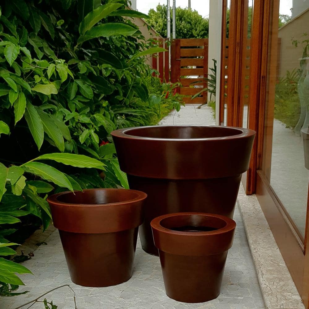 Vaso Atenas em Polietileno com borda - Tamanhos Grandes