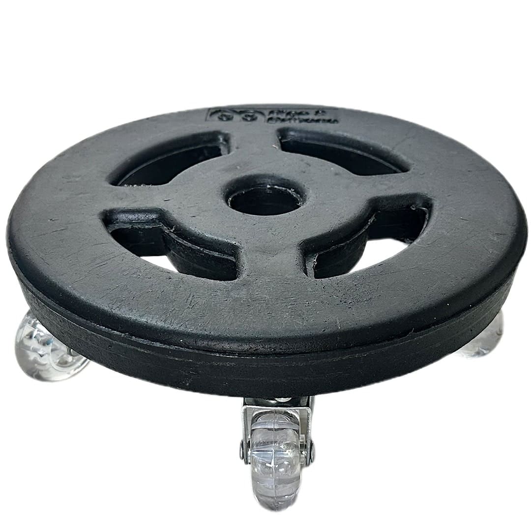 Suporte com Rodas de Silicone para Vasos Redondos