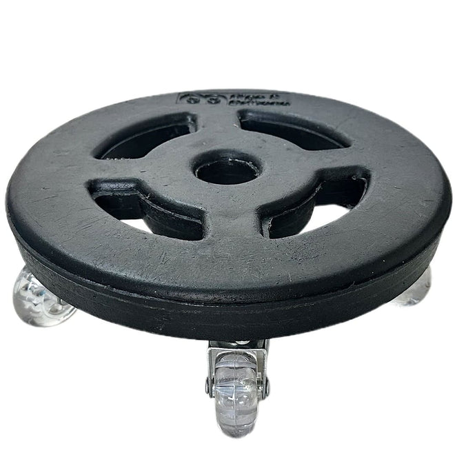 Suporte com Rodas de Silicone para Vasos Redondos