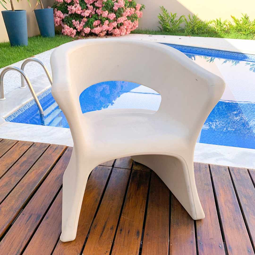 2 Cadeiras e Mesa Decoração Jardim Varanda Kit Copacabana