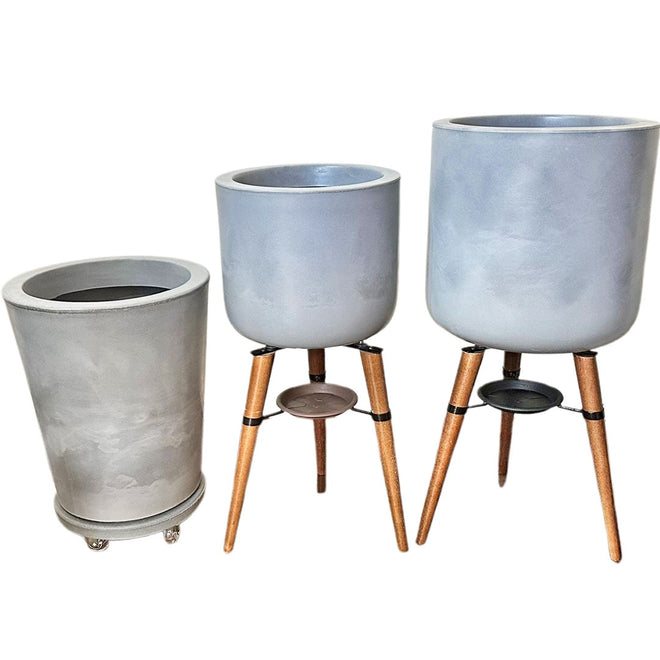 Kit Com 3 Vasos de Luxo Para Planta Decoração Apartamento
