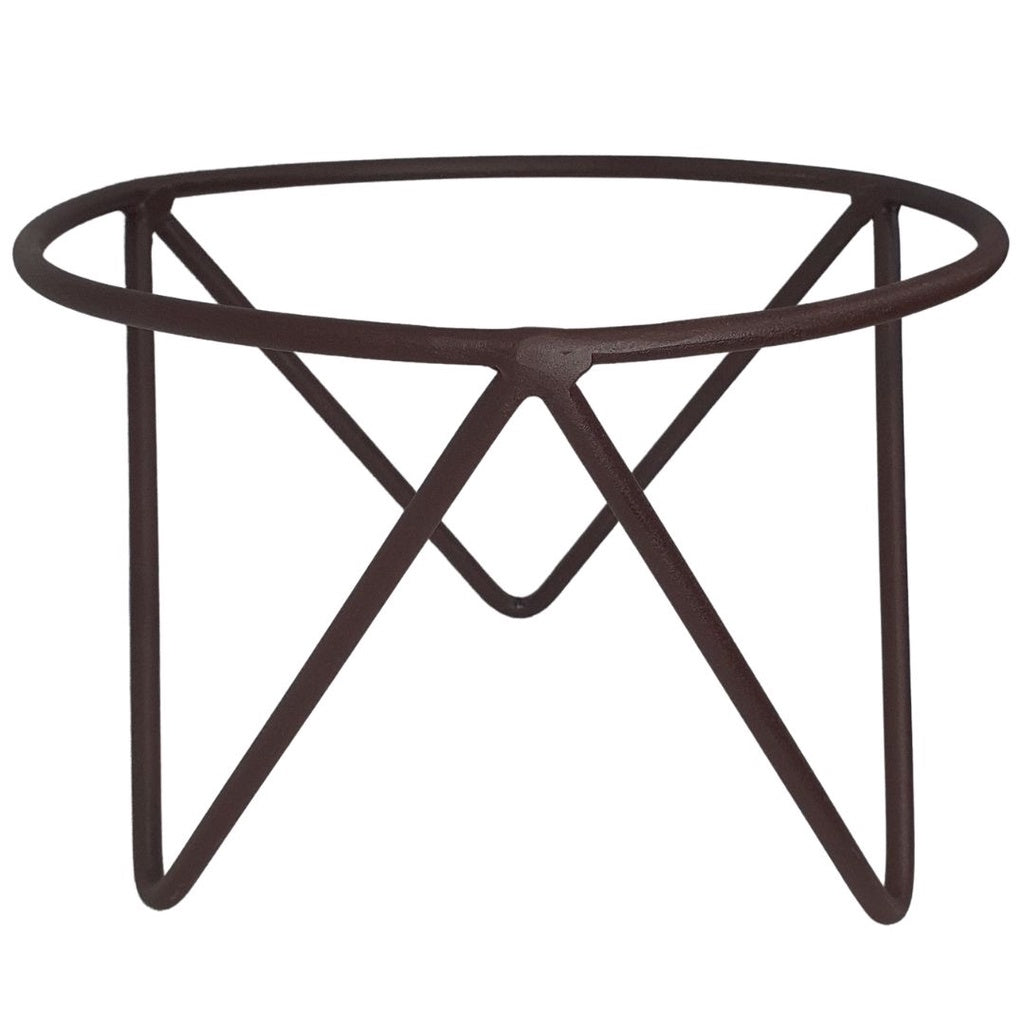 Suporte Tripé Redondo de Ferro 20cm