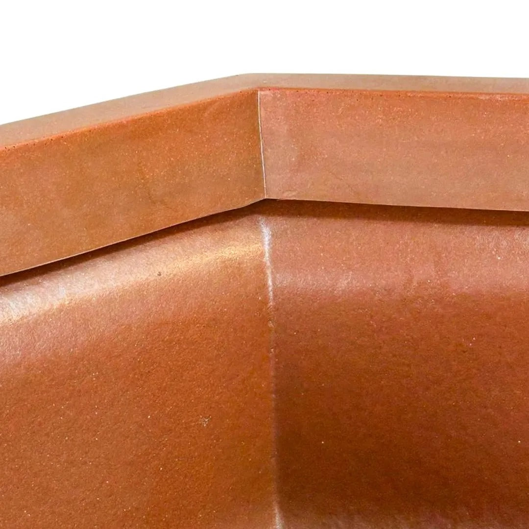 Vaso Bacia Oitavado Siena em Polietileno