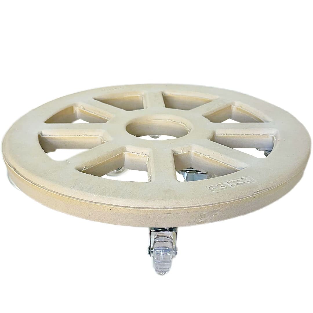 Suporte com Rodas de Silicone para Vasos Redondos