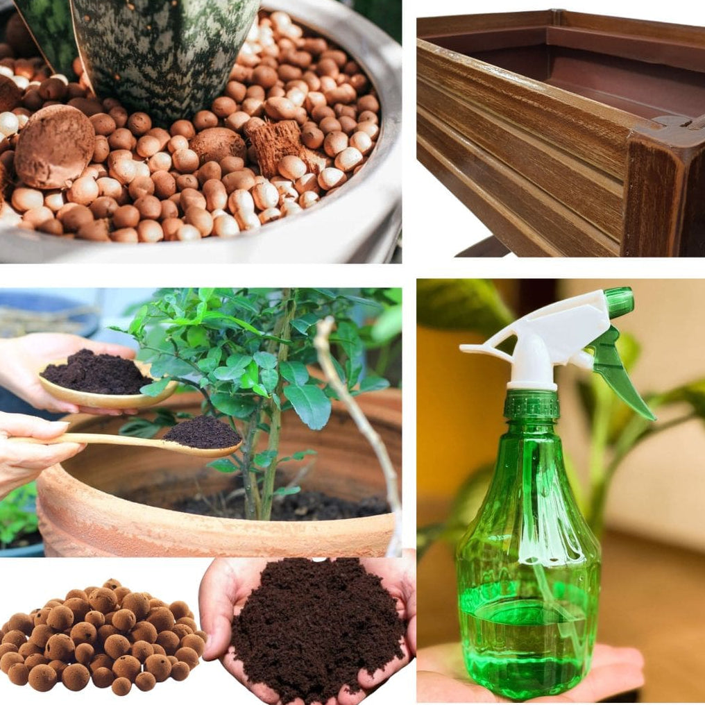 Kit Completo para Horta Caseira - Mesa Horta com 1 Vaso