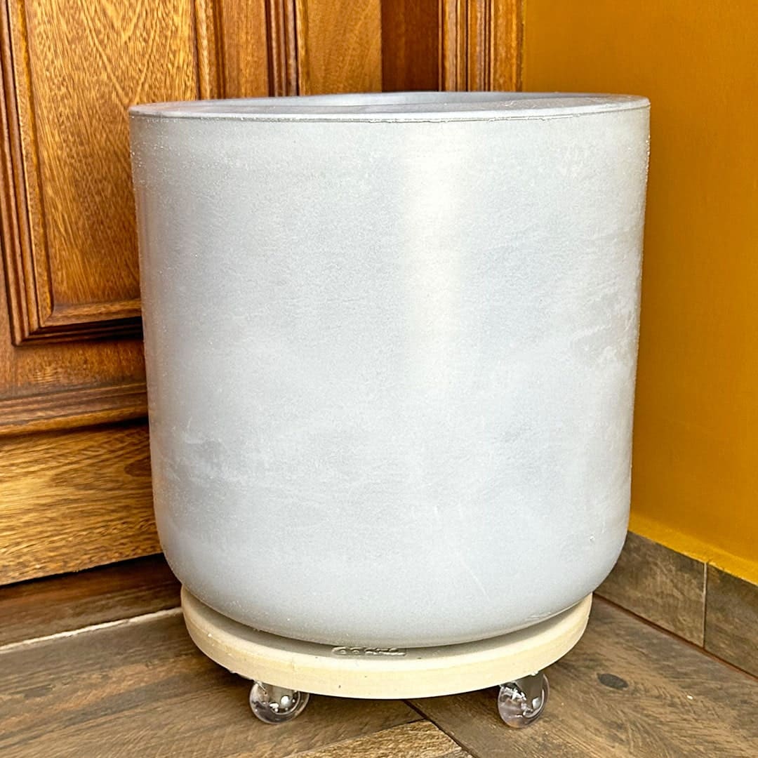 Suporte com Rodas de Silicone para Vasos Redondos