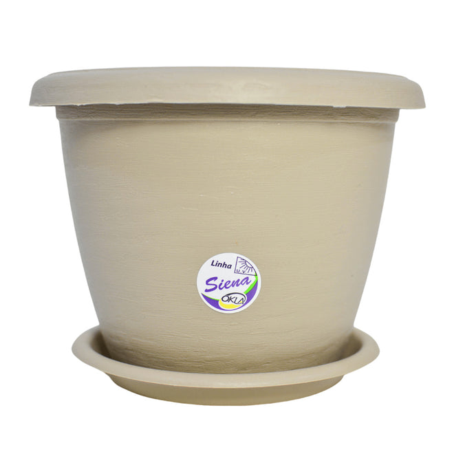 Vaso Redondo Linha Siena em Polipropileno