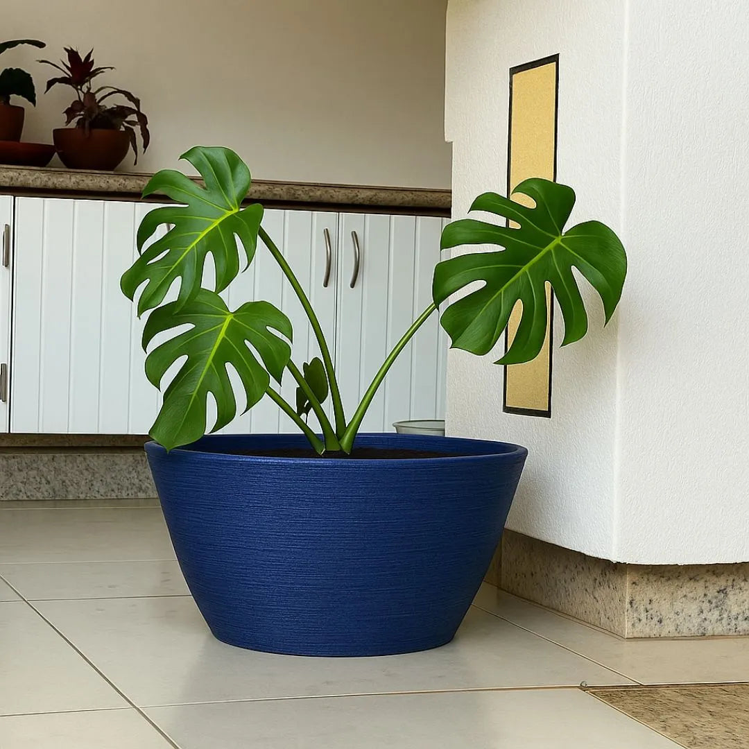 Vaso Bacia Pequim Texturizado em Polietileno 52cm