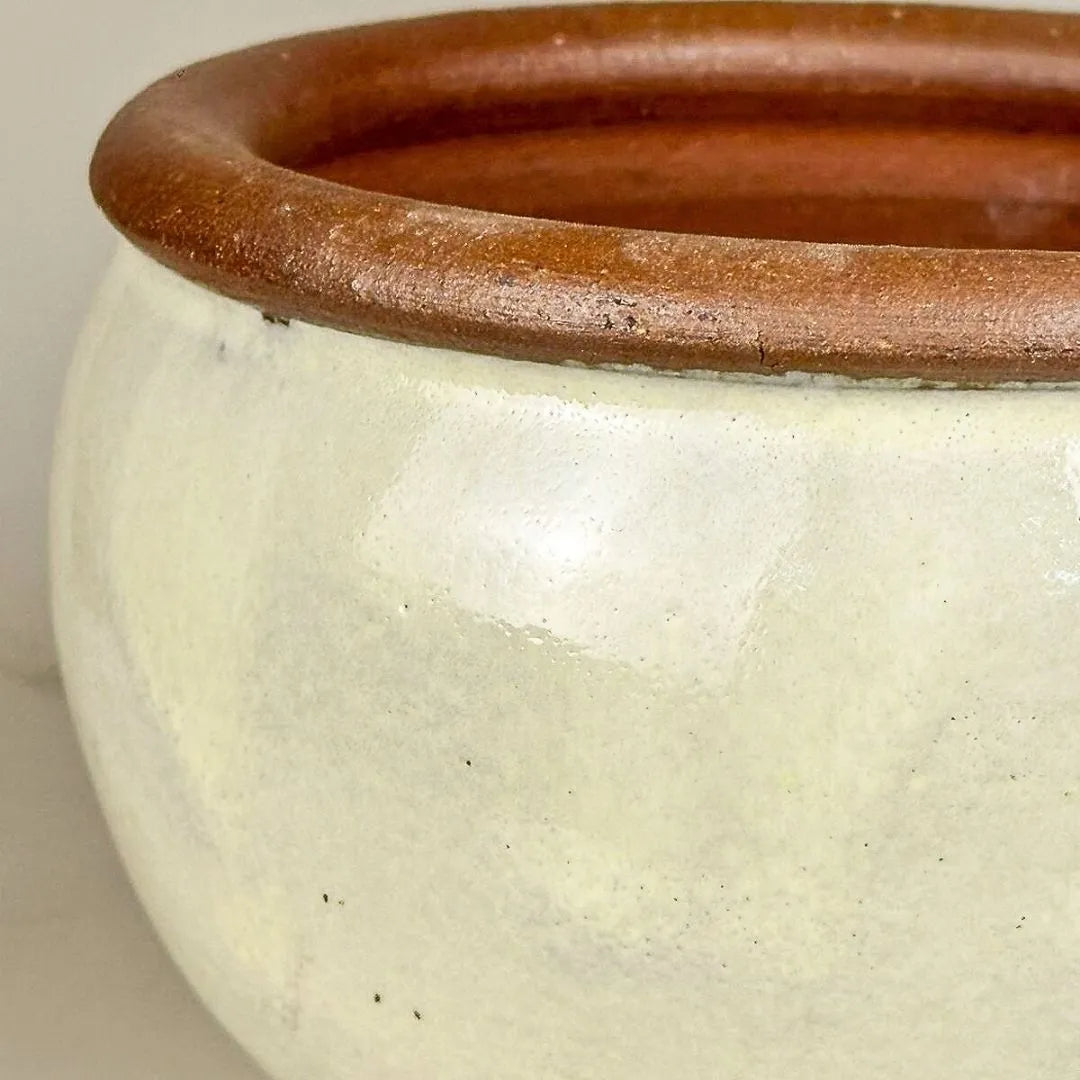 Vaso Cachepot em Cerâmica Esmaltada 15cm