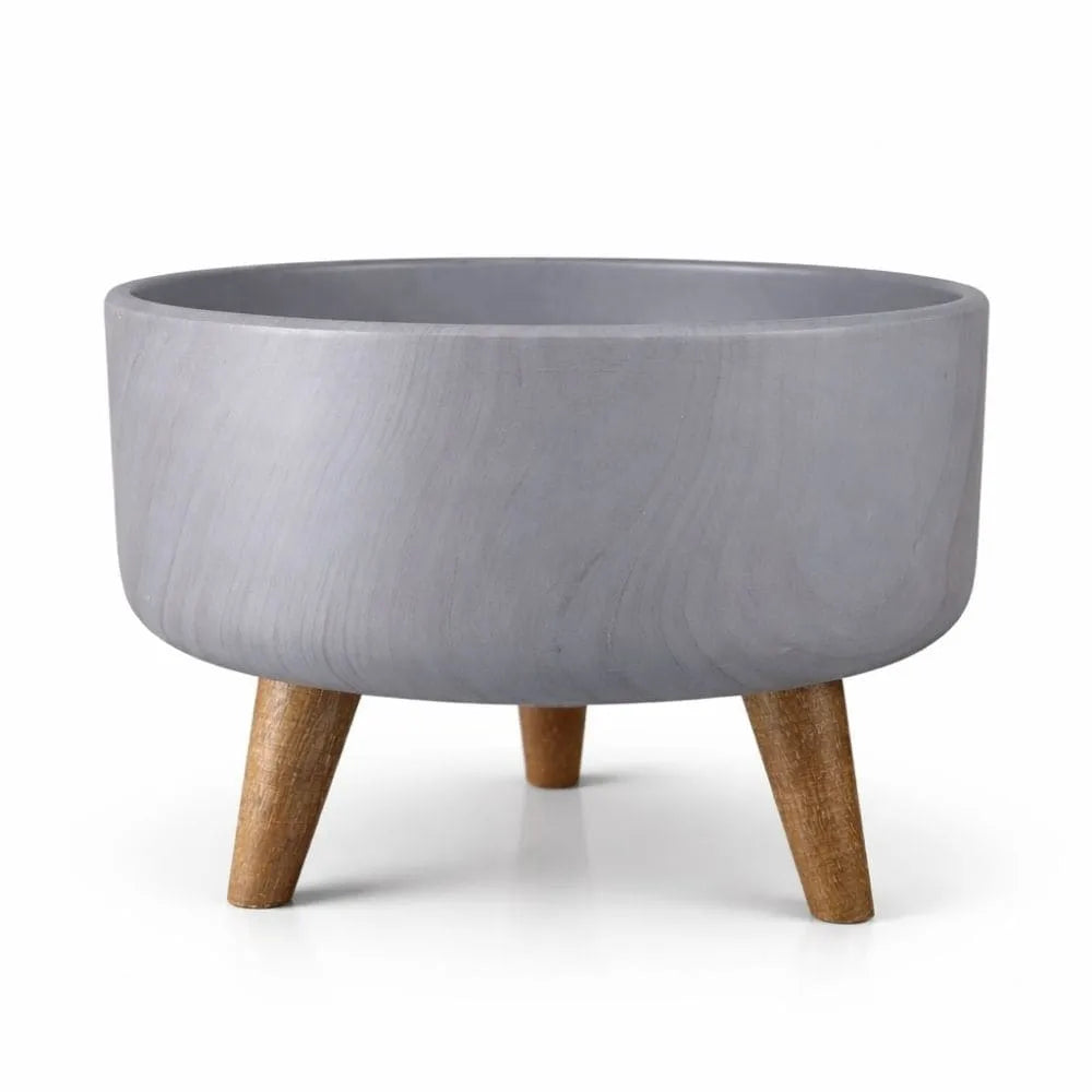 Vaso Bacia Linha Genebra com Tripé de Madeira