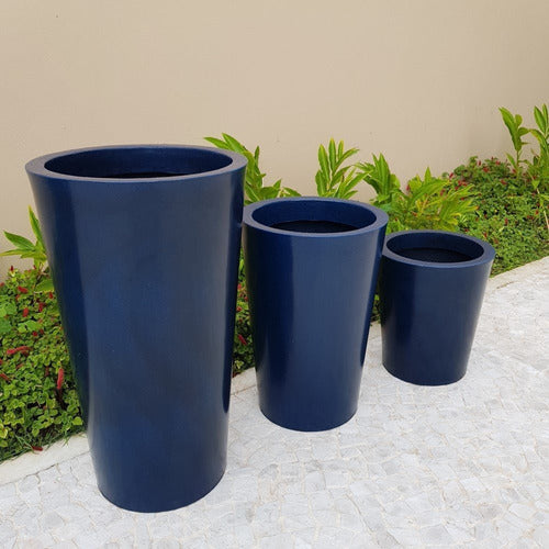 Kit 3 Vasos Damasco Brilhantes