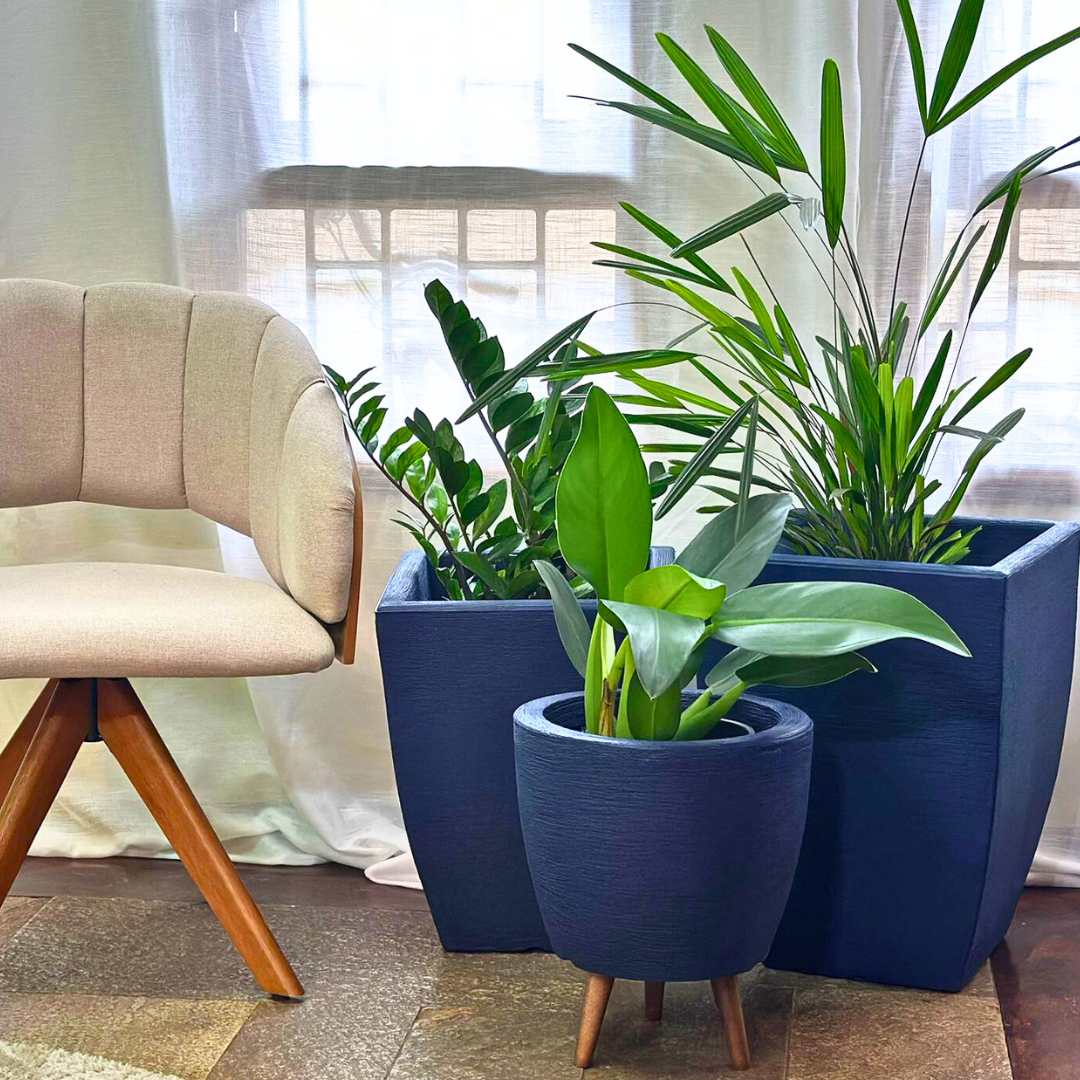 Kit 3 Vasos Berlim + Viena Texturizados Médios