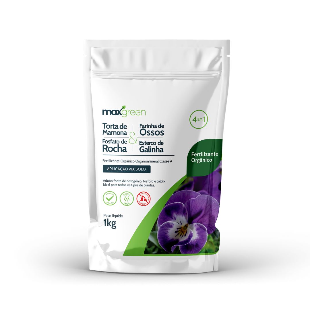 Maxgreen Adubo Orgânico 4 em 1 1kg