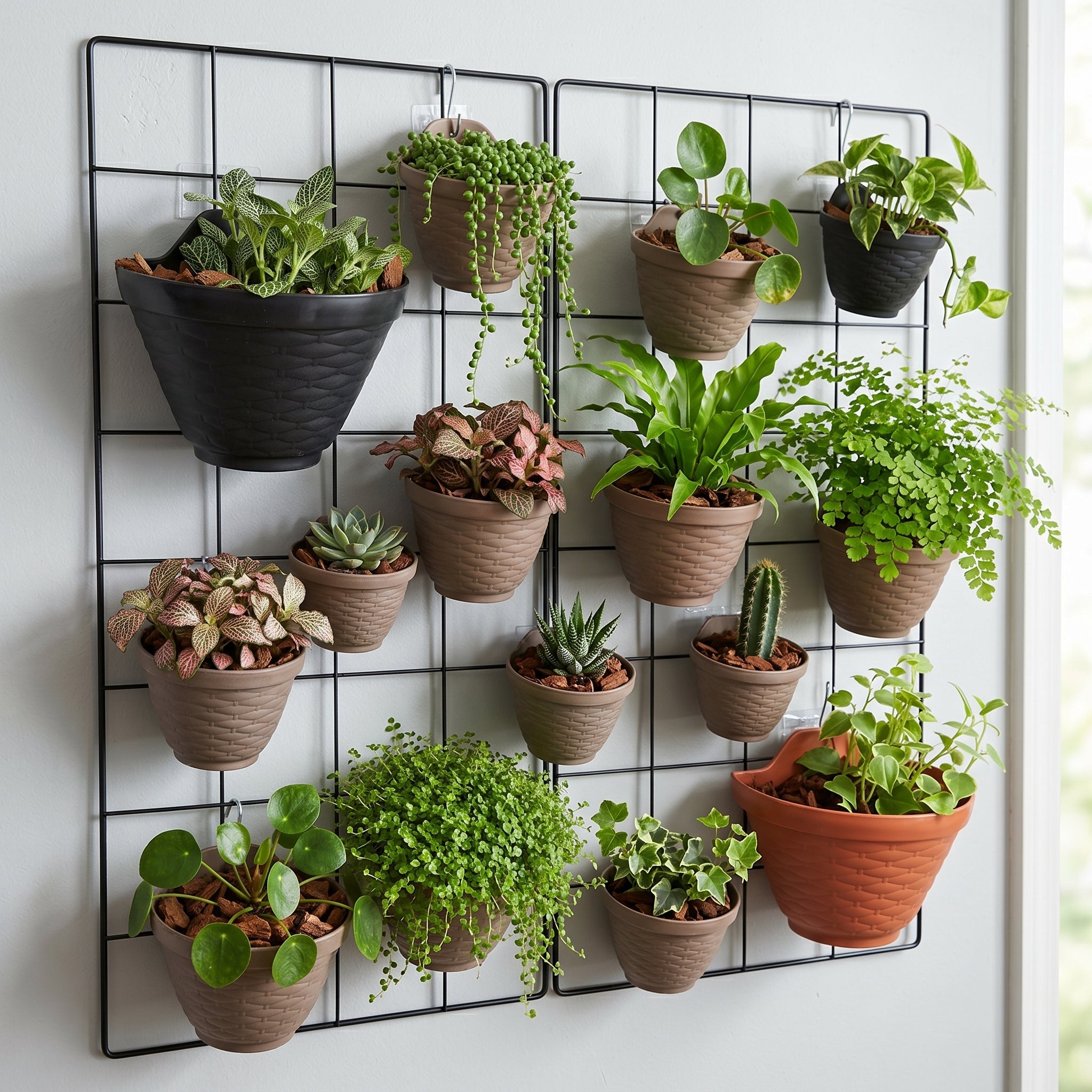 Suporte para Jardim Vertical Painel Treliça Dobrável