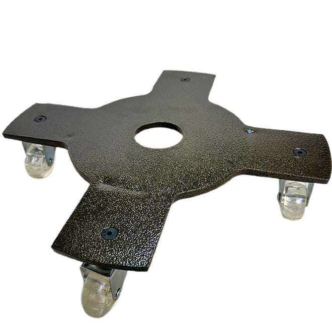 Suporte Cruzeta de Alumínio com Rodas de Silicone