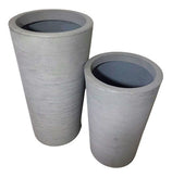 Kit 2 Vasos Damasco Texturizados