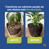 Casca de Arroz Carbonizada Substrato Orgânico Avena 5L