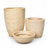 Kit 3 Vasos Texturizados Pequenos