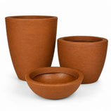 Kit 3 Vasos Texturizados Médios