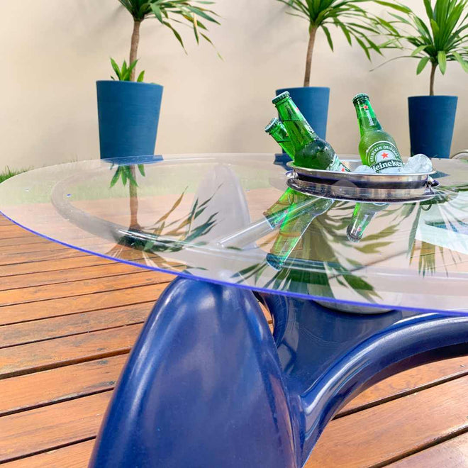 2 Cadeiras e Mesa Decoração Jardim Varanda Kit Copacabana