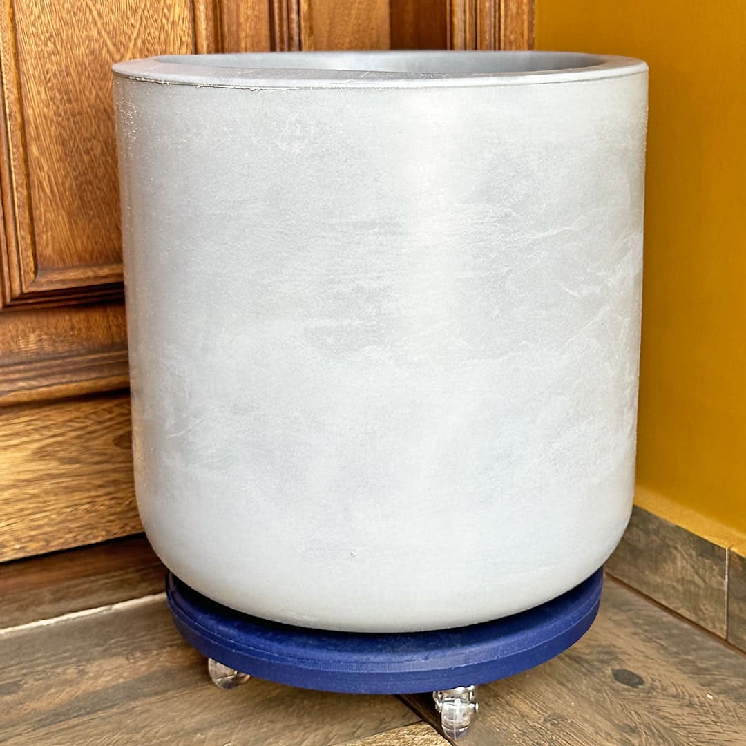 Suporte com Rodas de Silicone para Vasos Redondos