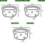 Vaso de Cerâmica com Furos para Orquídeas